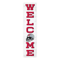 Welcome Ohio State University Buckeyes NCAA 47 x 10.5 Birch Wood Vertical Porch Leaner Sign K119618