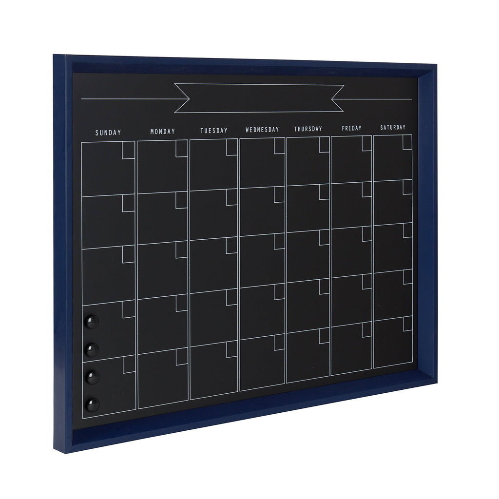 Blue Magnetic Wall Mounted Chalkboard X142