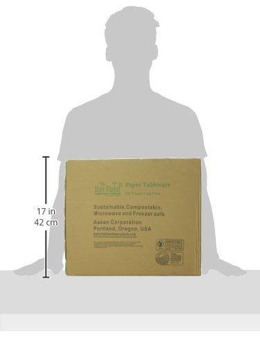 100% Compostable Sugar Cane Fiber Food Container, 7-Ounce, 600-Count P335