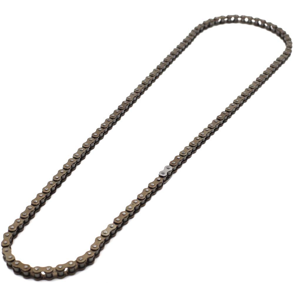 420 Roller Chain 132 Link with Chain Breaker, Pack of 2 D309