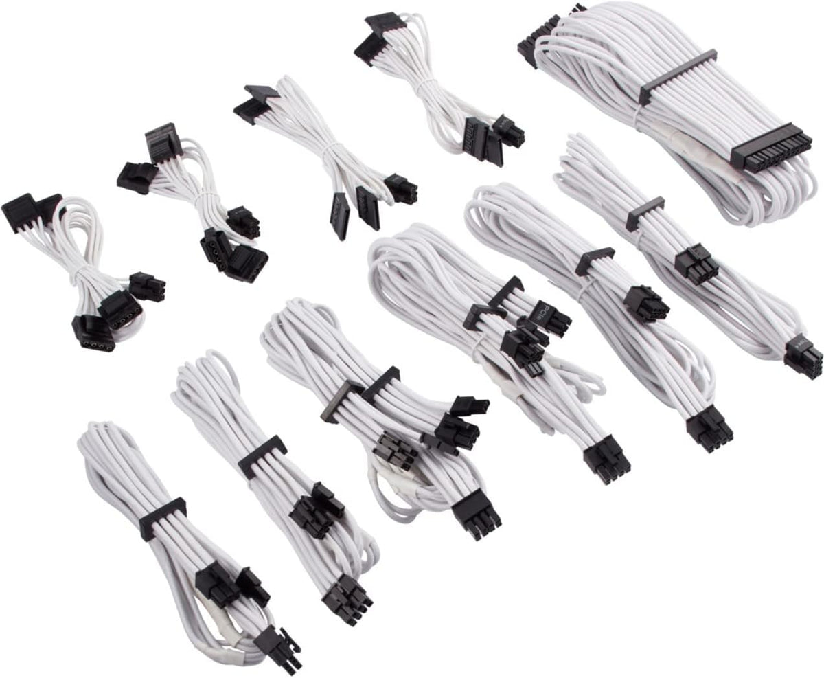 Red Individually Sleeved PSU Cables Pro Kit I667764