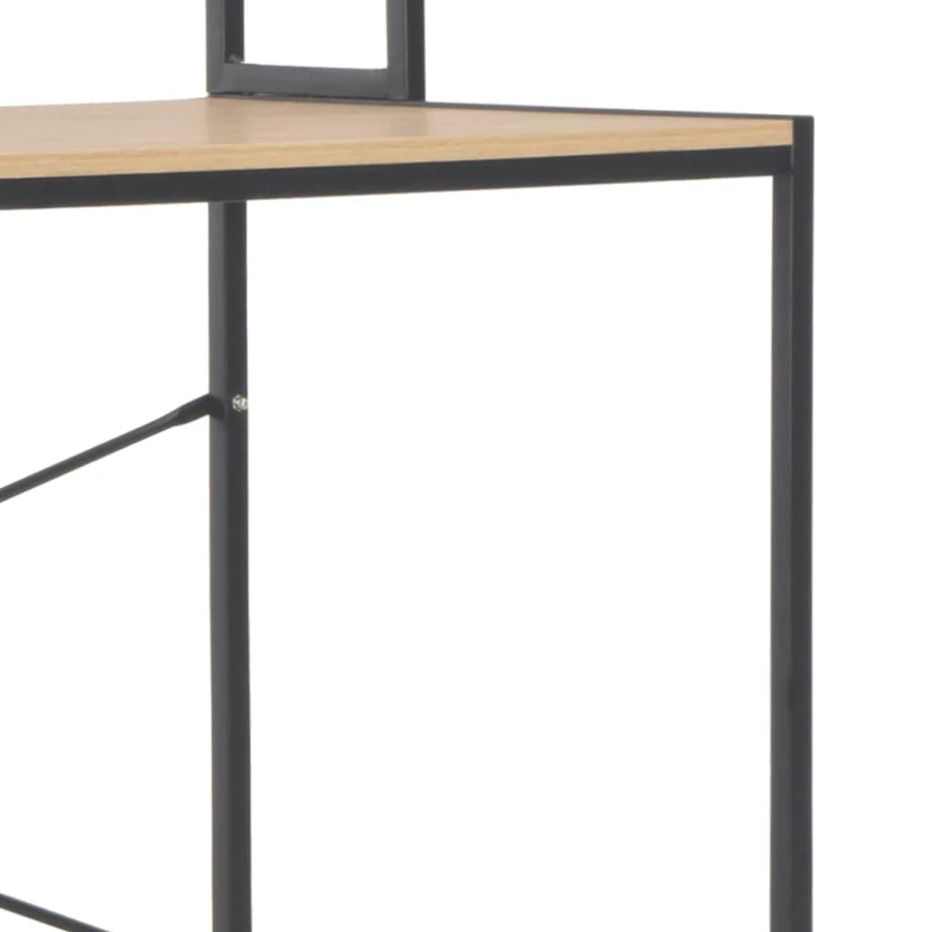 Black and Oak Computer Desk T614702