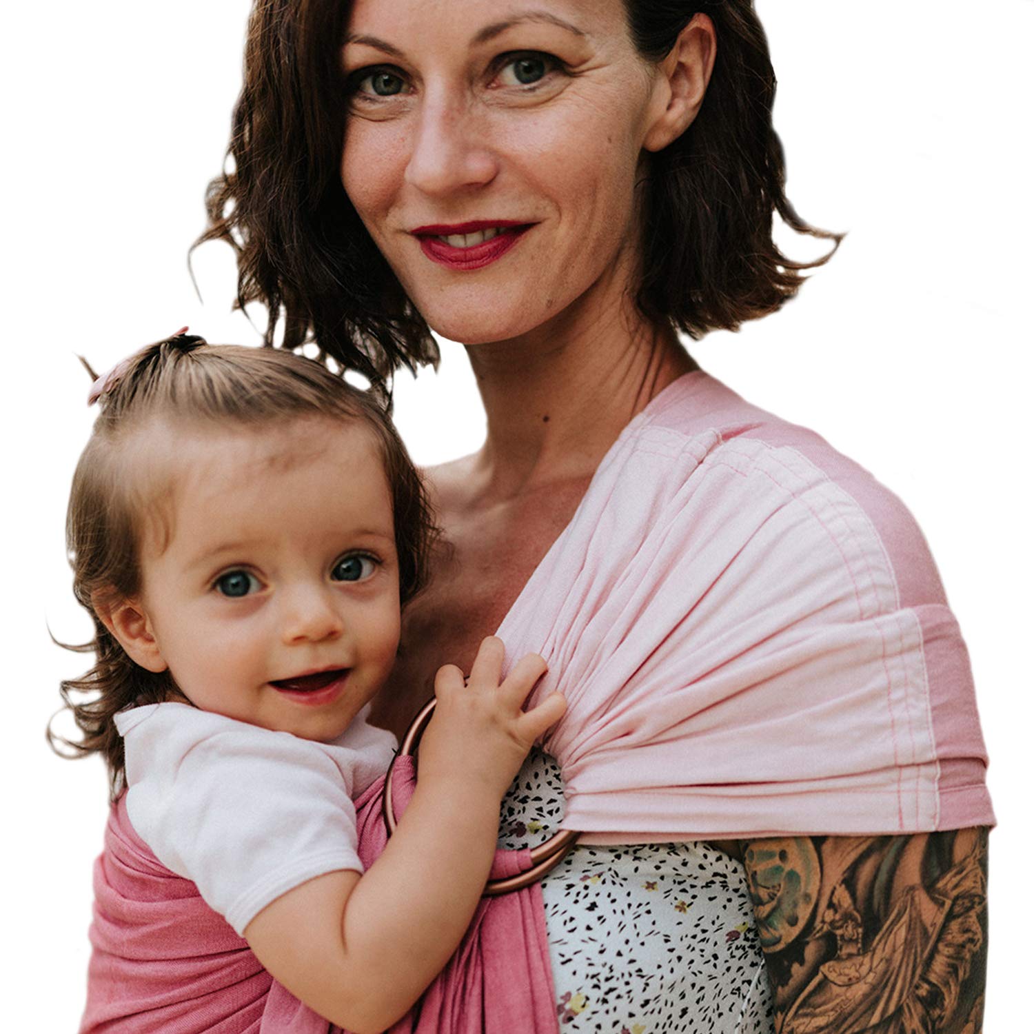 Bamboo and Linen Ring Sling Baby Carrier G960338