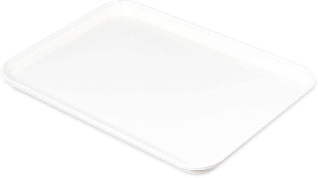 Pearl White Fiberglass Market Tray Q84809