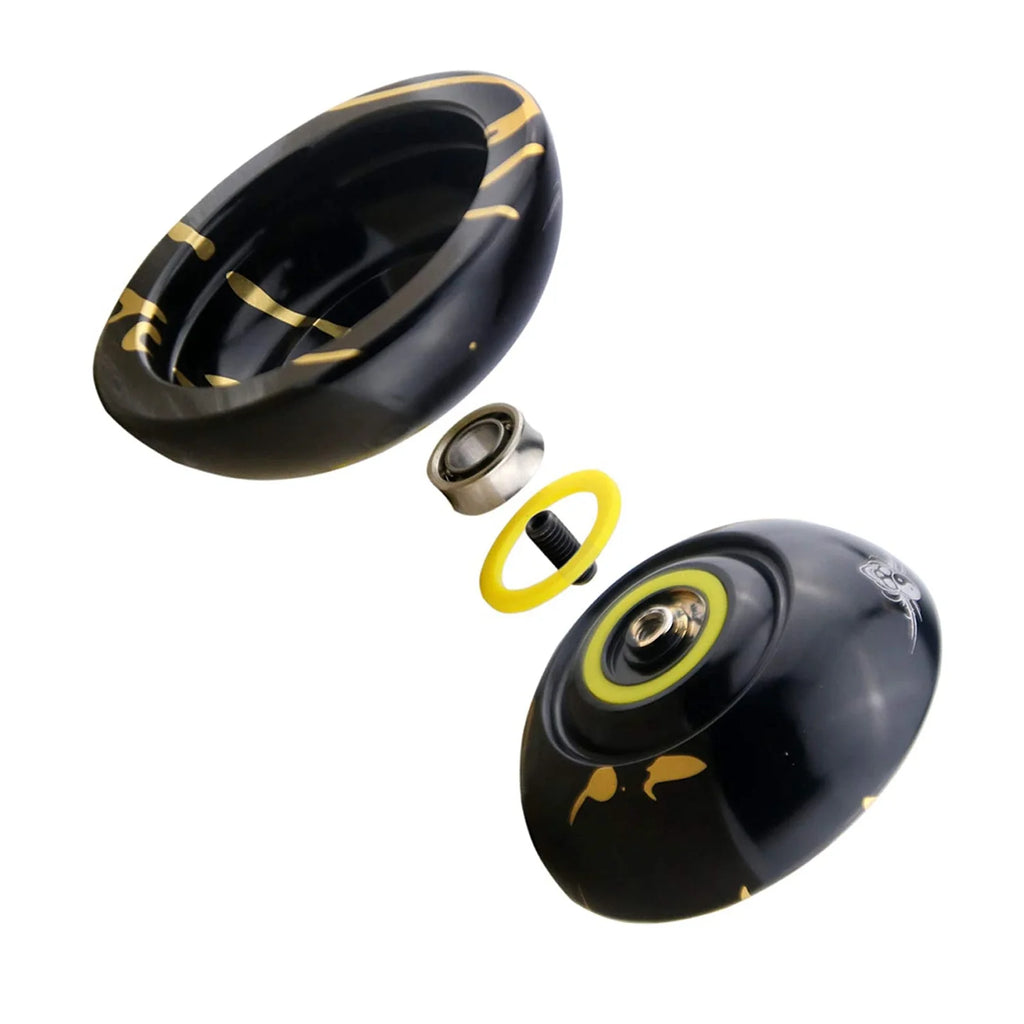Alloy Aluminum Yoyo Ball with Bag, Glove and 10 Strings K13650