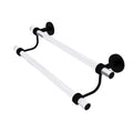 36 in. Matte Black Double Towel Bar P7888