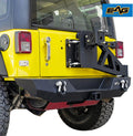 Rear Bumper with Spare Tire Carrier Swing Away for Wrangler JK G1910