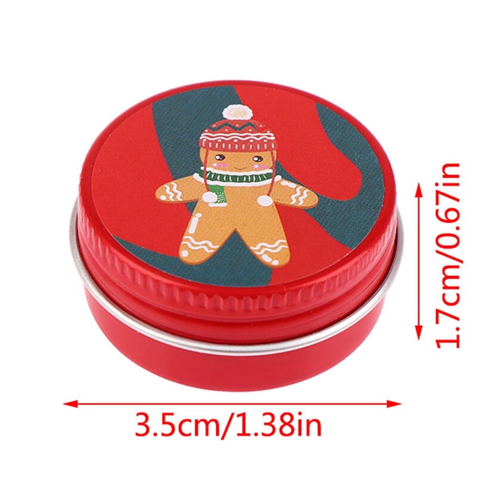 1:12 Dollhouse Miniature Christmas Cookies Tin Box Decor Toy J40387