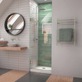 Chrome Frameless Hinged Shower Door A2175