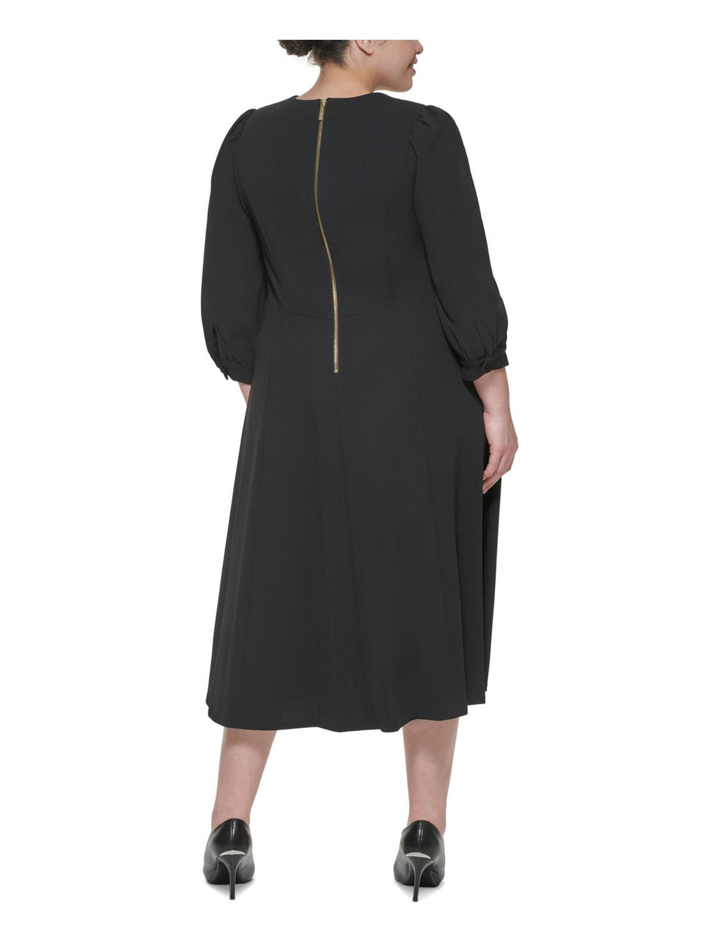 Plus A-Line Calf Midi Dress E746432