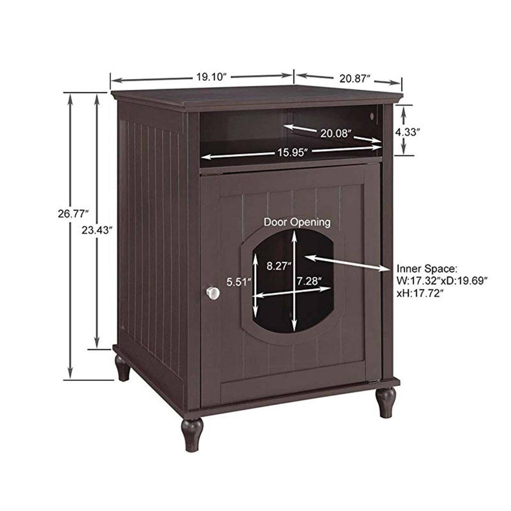 Cat House Nightstand Litter Box E29916