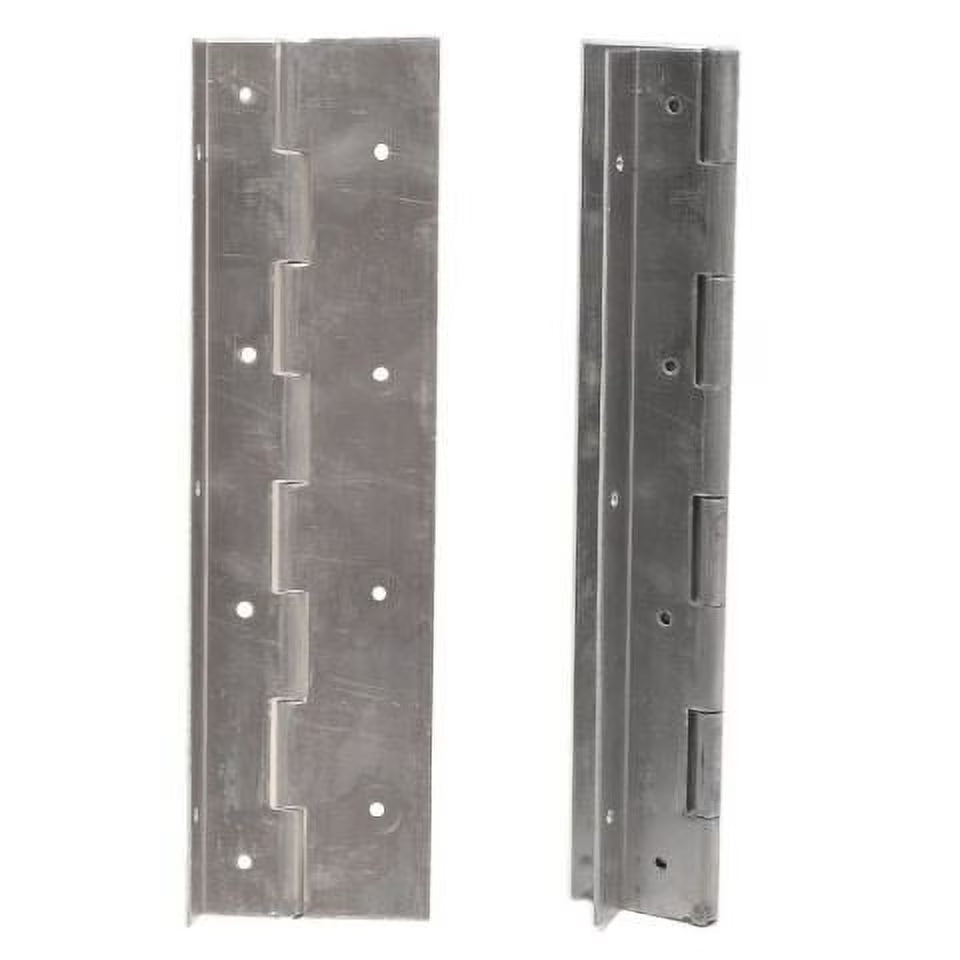 Aluminum 3/4 x 3 1/4 x 12 Inch 12 Gauge Offset Seat Hatch Hinge (Pair) R155
