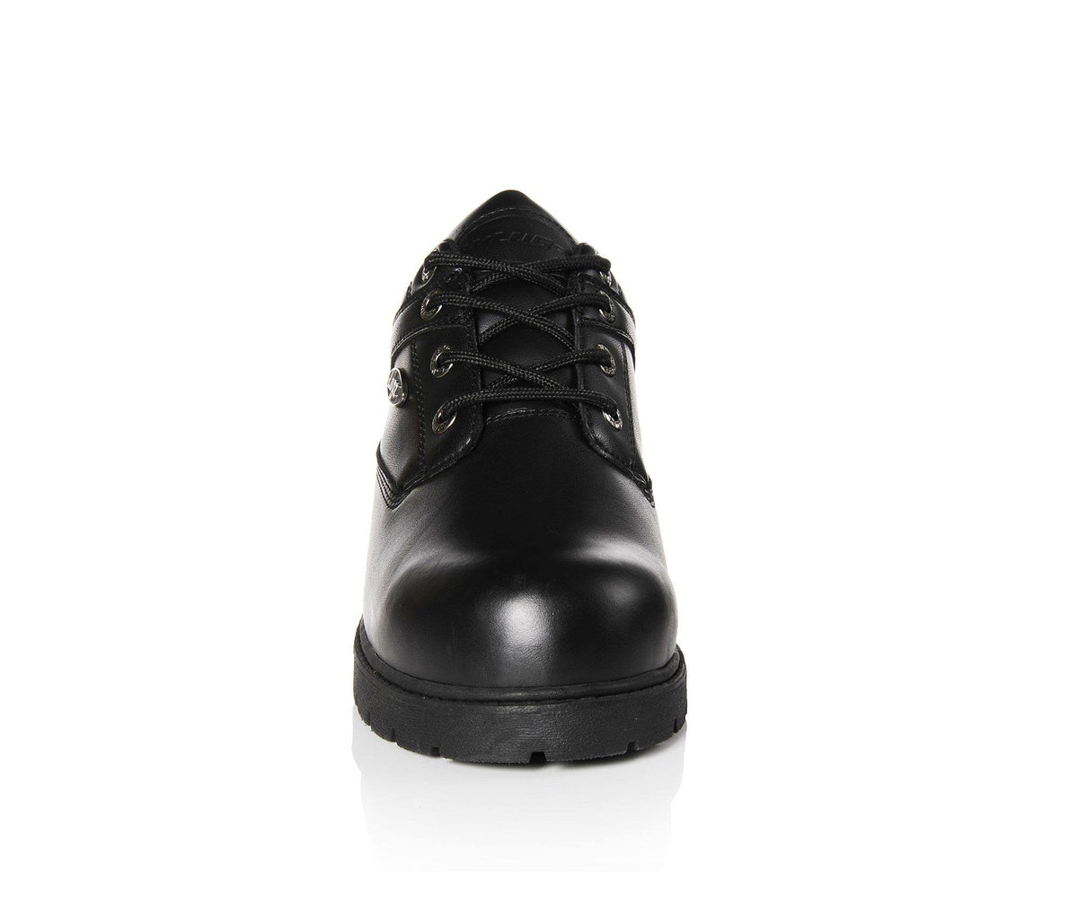 Black Leather Savoy SR Shoes N422