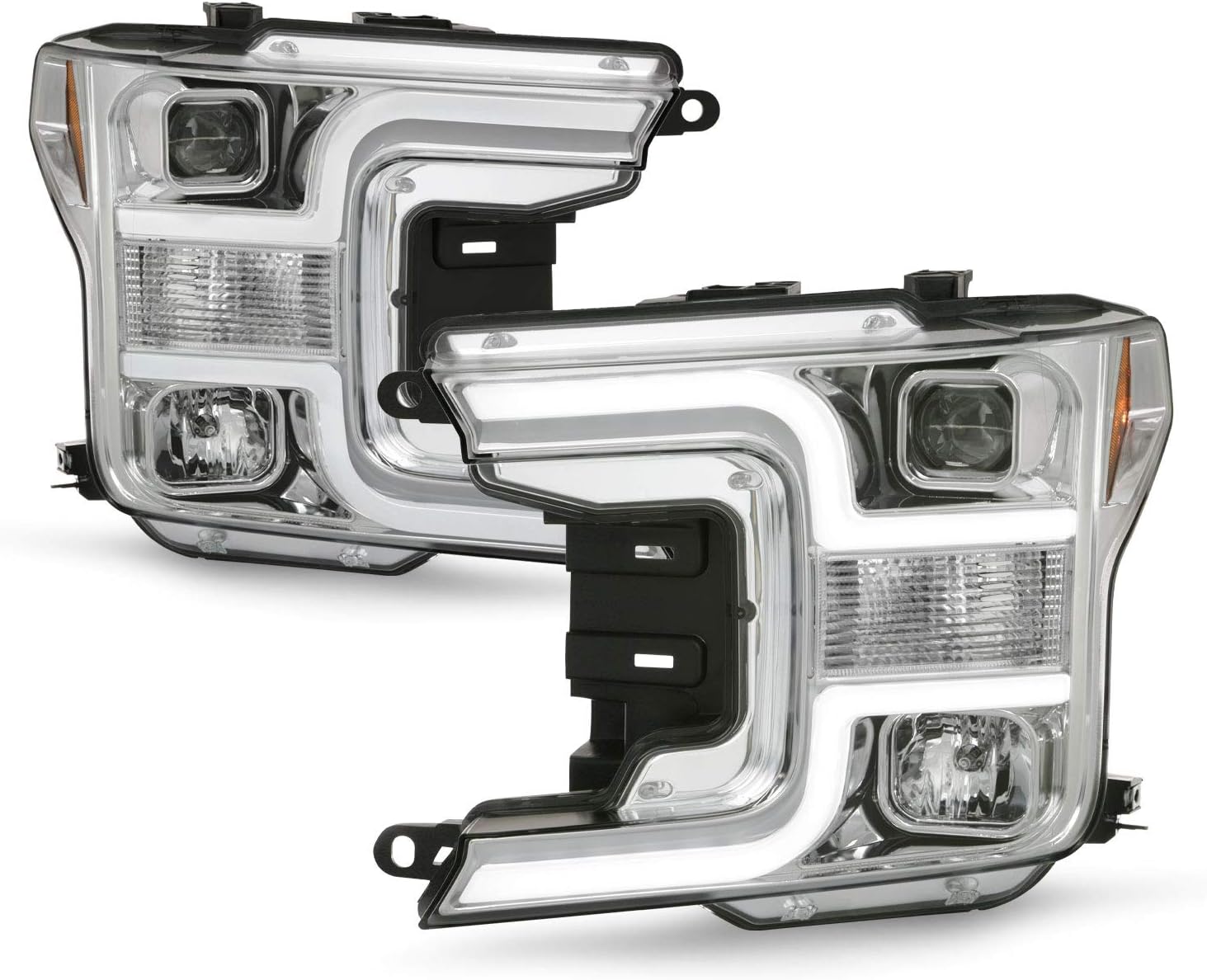 Black Projector Headlights Pair E5450