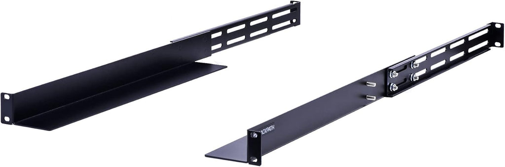 1U 4-Post Server Rack Rail, 20.2-32 Inch Adjustable Depth, 110lbs Capacity H376051