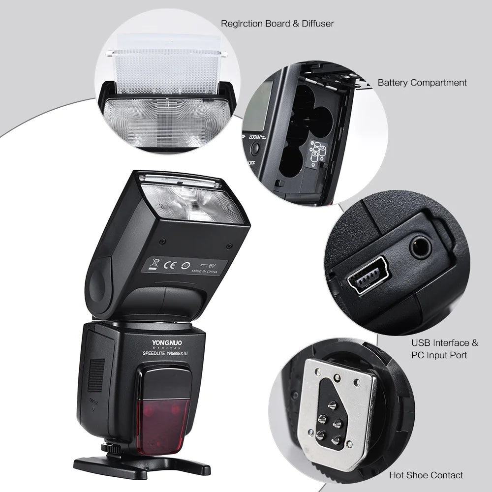 Wireless TTL Flash Speedlite GN58 for Canon DSLR Camera S82742