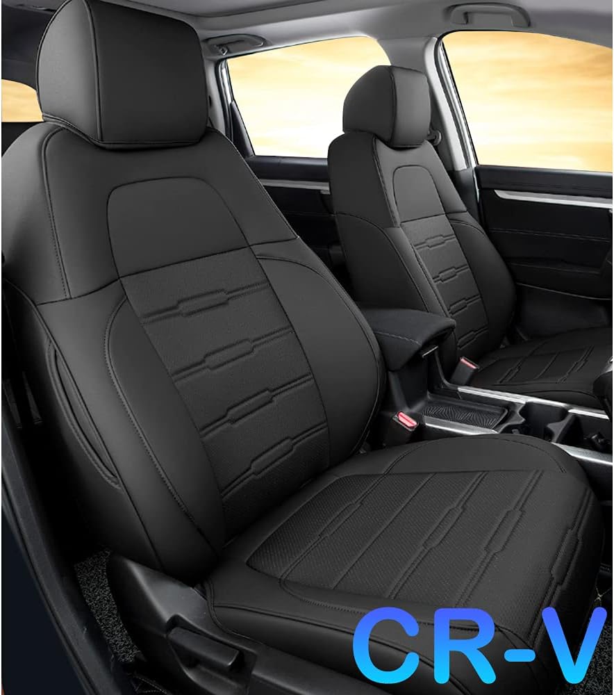 Faux Leather Waterproof Full Set Car Seat Covers Z682020
