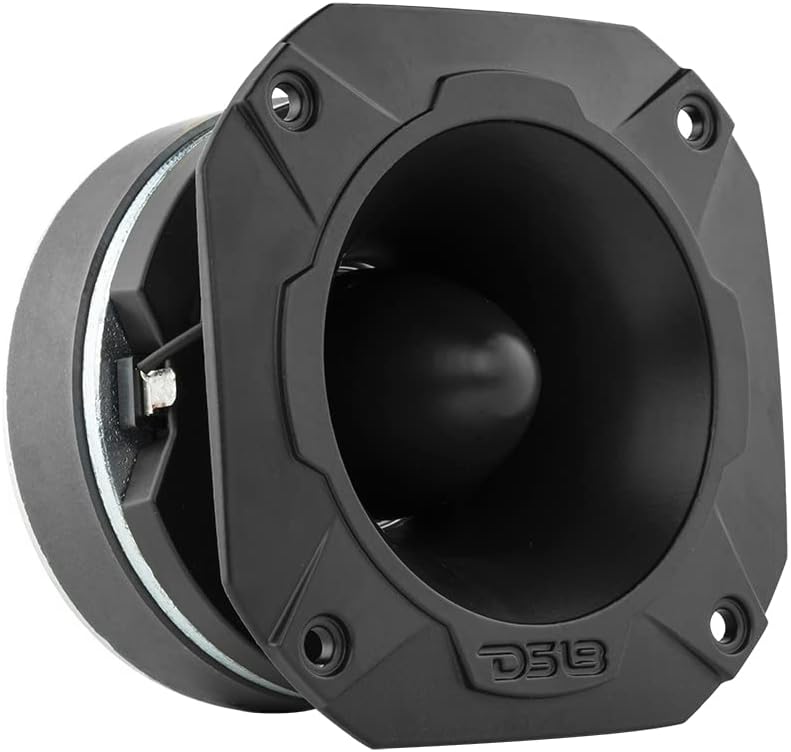 Aluminum Super Bullet Tweeter 1.5" VC 500W Max, 250W RMS, 4 Ohms with Built in Crossover, Pack of 2 Z304362