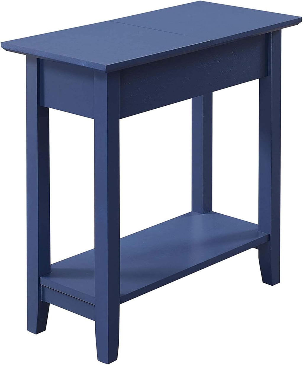 Black Flip Top End Table V183