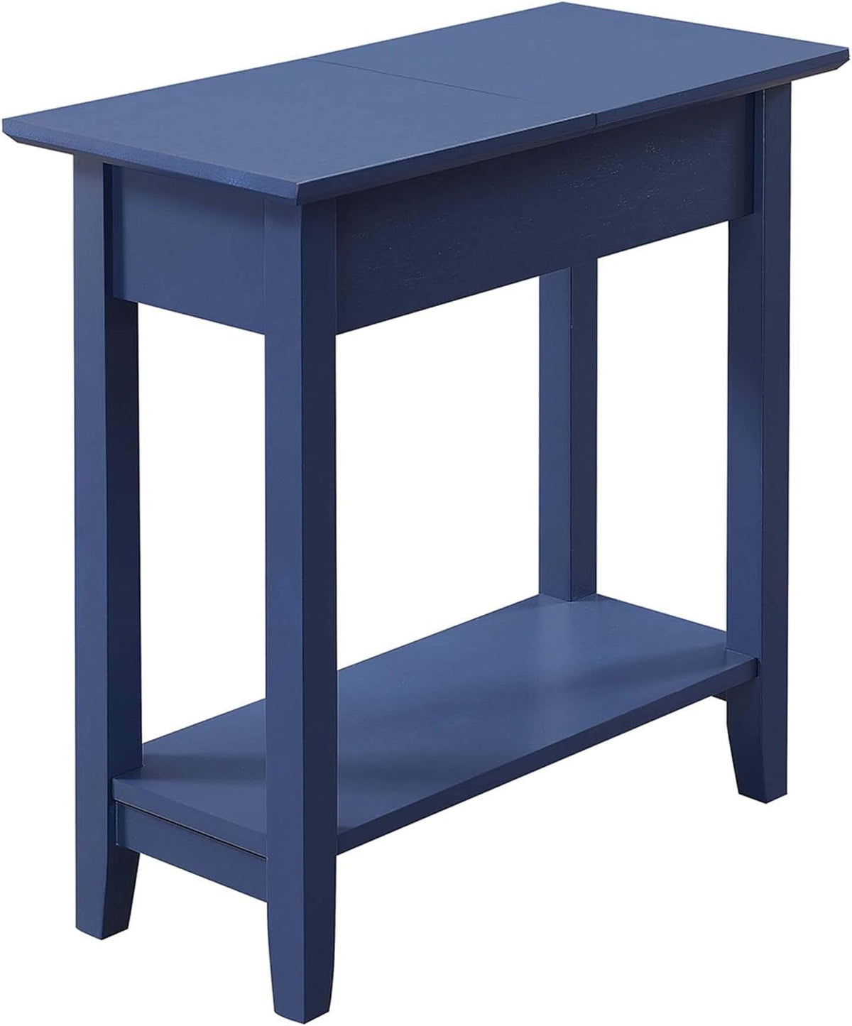 Black Flip Top End Table V183