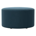 Petrol Performance Velvet Ottoman H27677