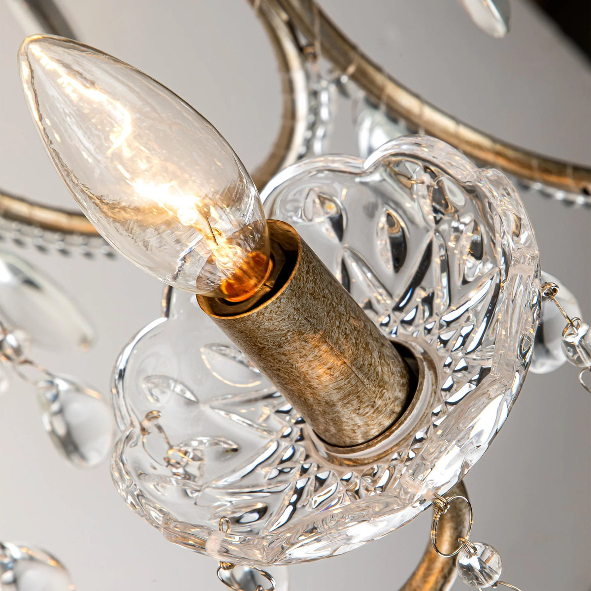 5-Light Crystal Drum Chandelier C75418