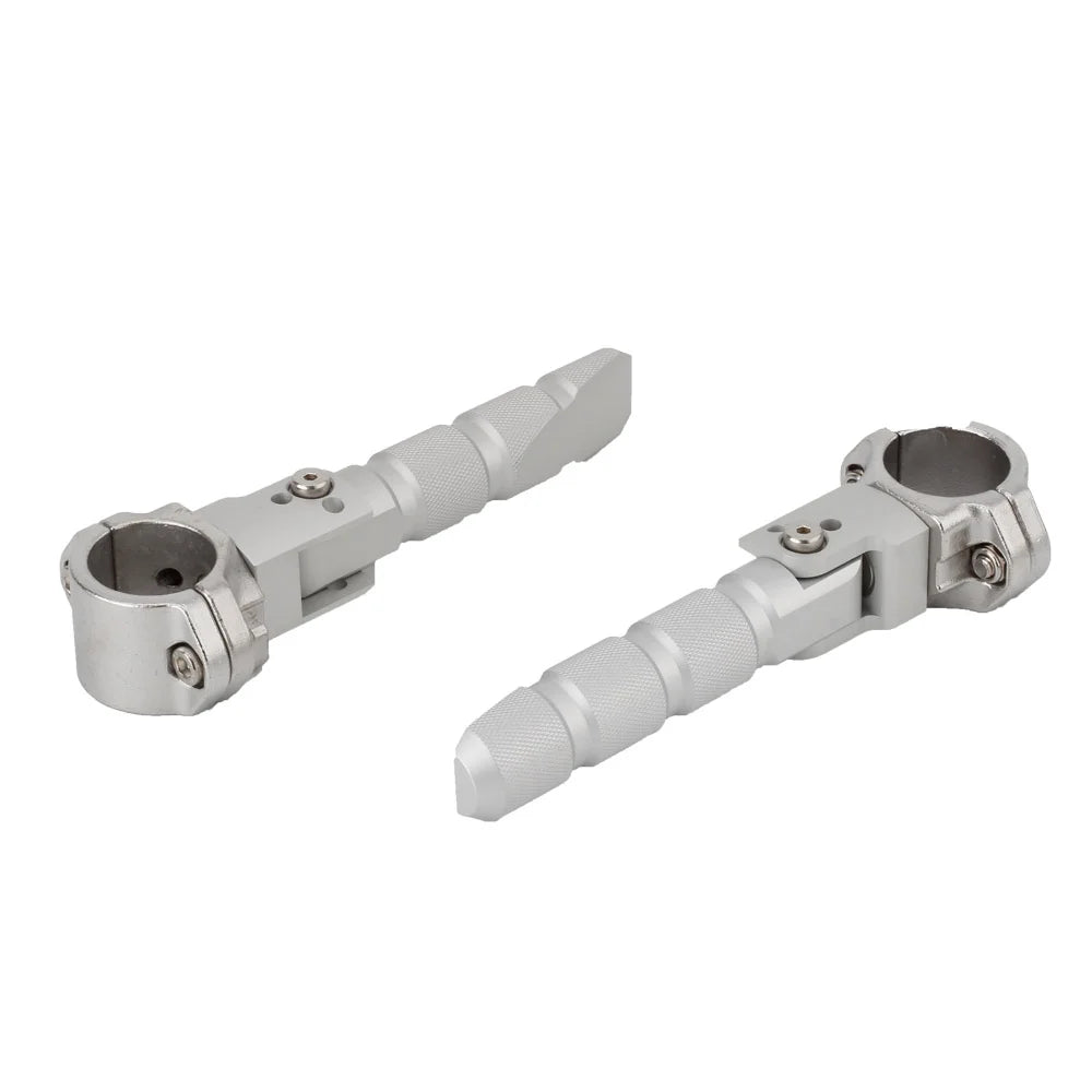 Universal Motorcycle 360 Rotatable Highway Crash Bar Foot Pegs X2585