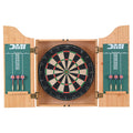 Oak Dartboard Cabinet Set I897