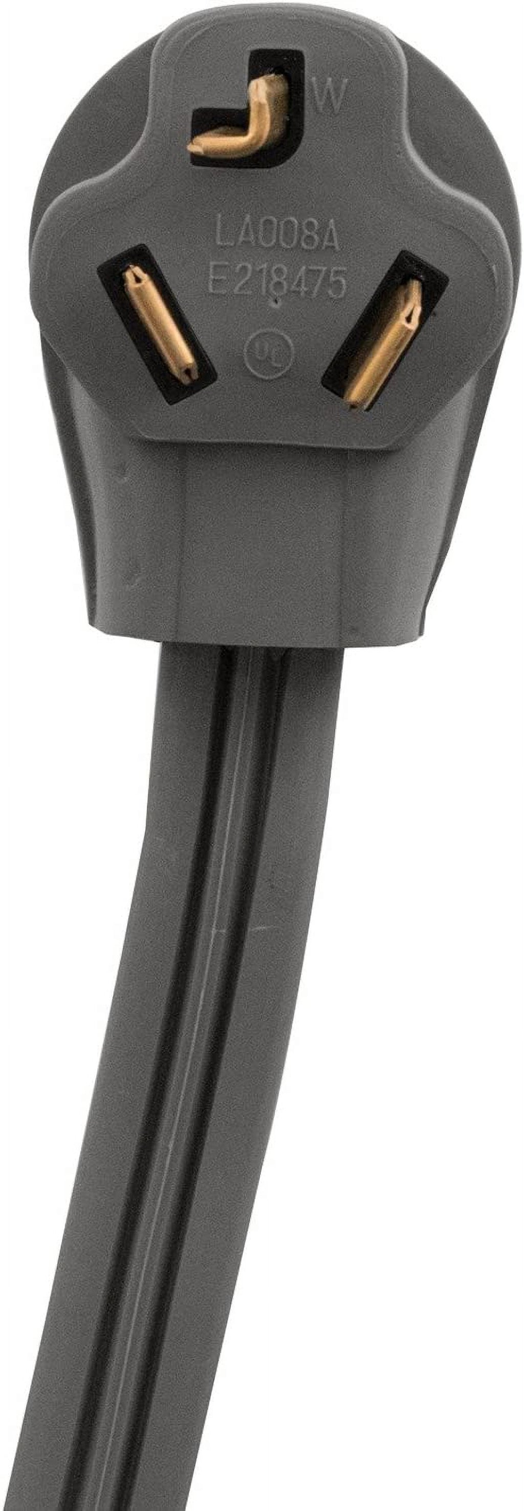 6 Foot 30-Amp Dryer Cord with 3 Eyelet Connectors V5234