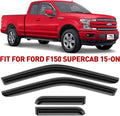 4 Pieces Glass Tape-on Rain Guards for Trucks L56556