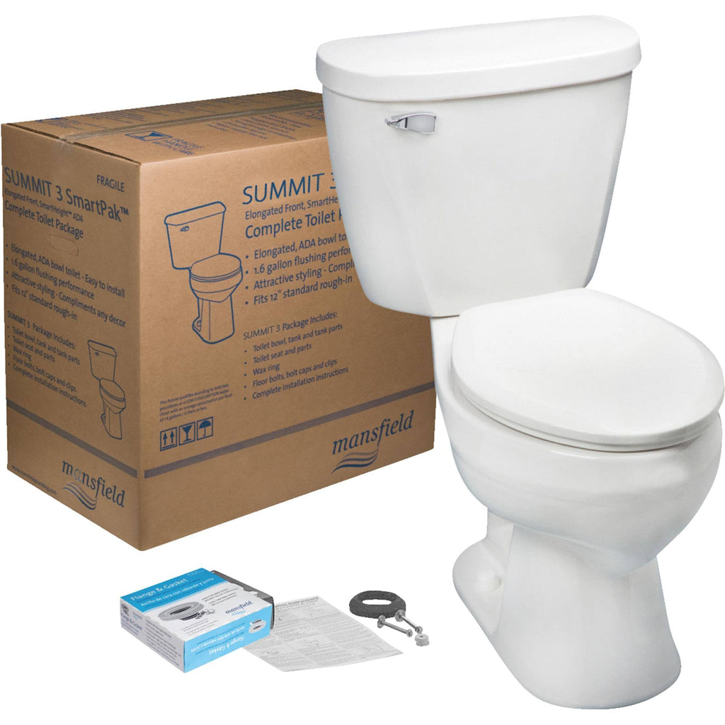 White SmartHeight Complete Toilet I754