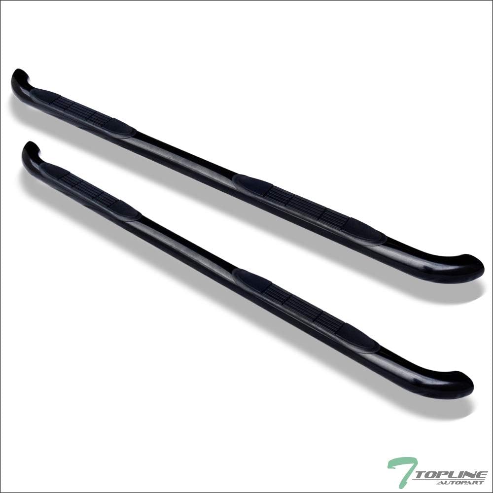 Black Steel Side Step Nerf Bars O919243
