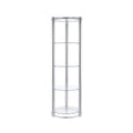 Glass Display Shelf in Chrome J202