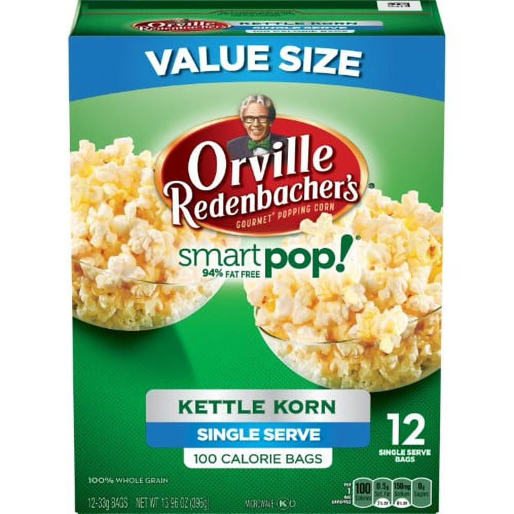 Kettle Corn Microwave Popcorn, Mini Bags, 1.16 Oz, 12 Ct (Pack of 6) Q7494