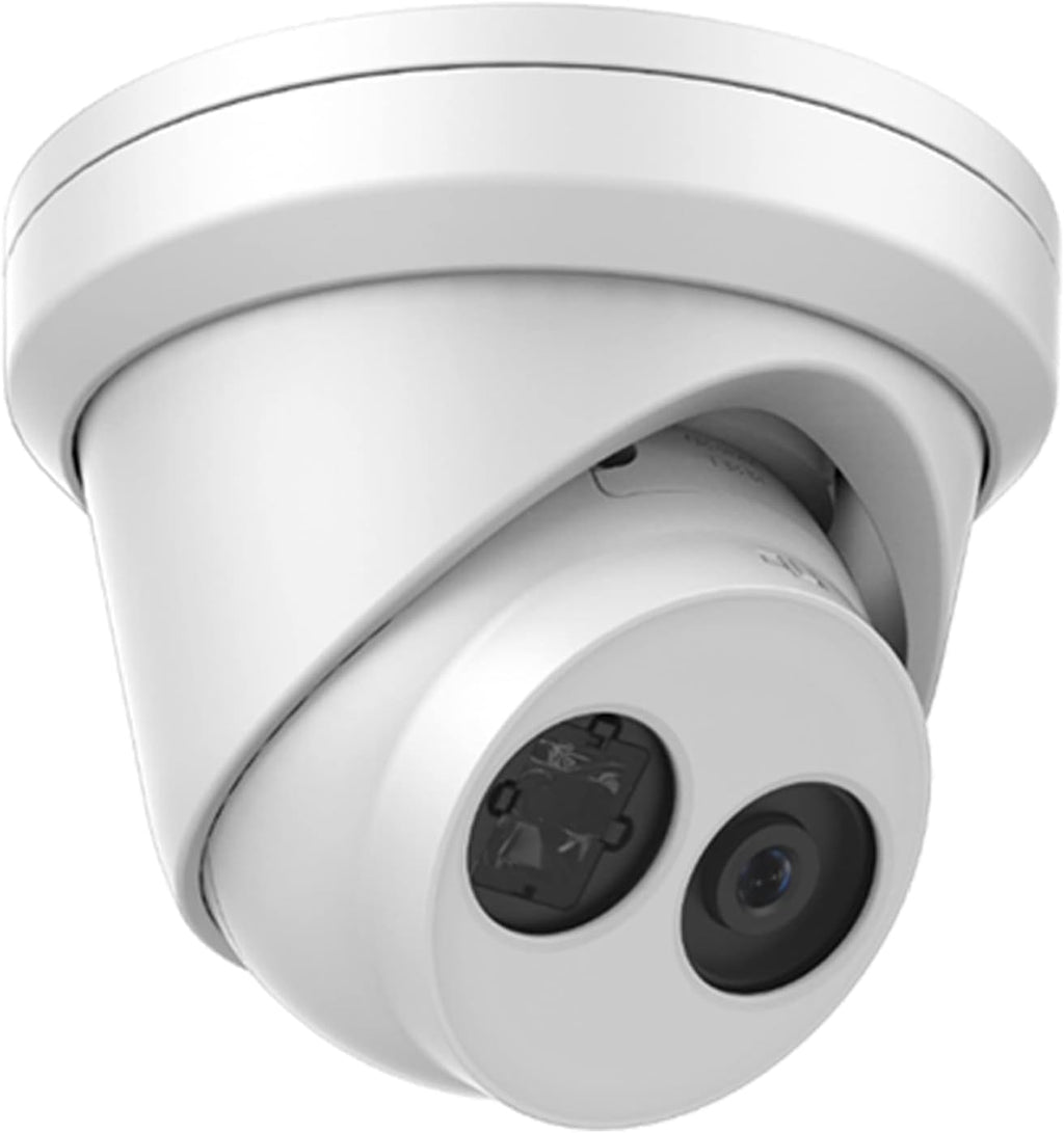 4MP Outdoor PoE Turret IP Camera, 2.8mm, EXIR 98ft Night Vision, Built-in Mic, IP67 Waterproof, H.265+ M346