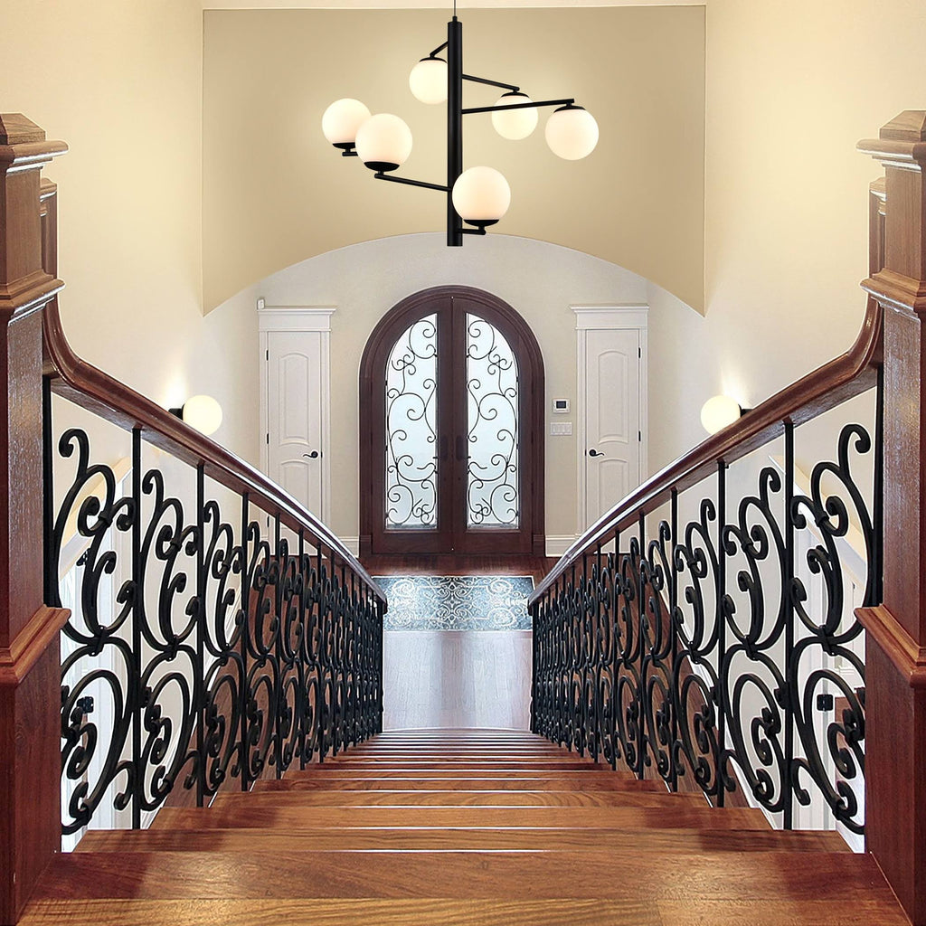 Black 28 inch LED Chandelier Z125432