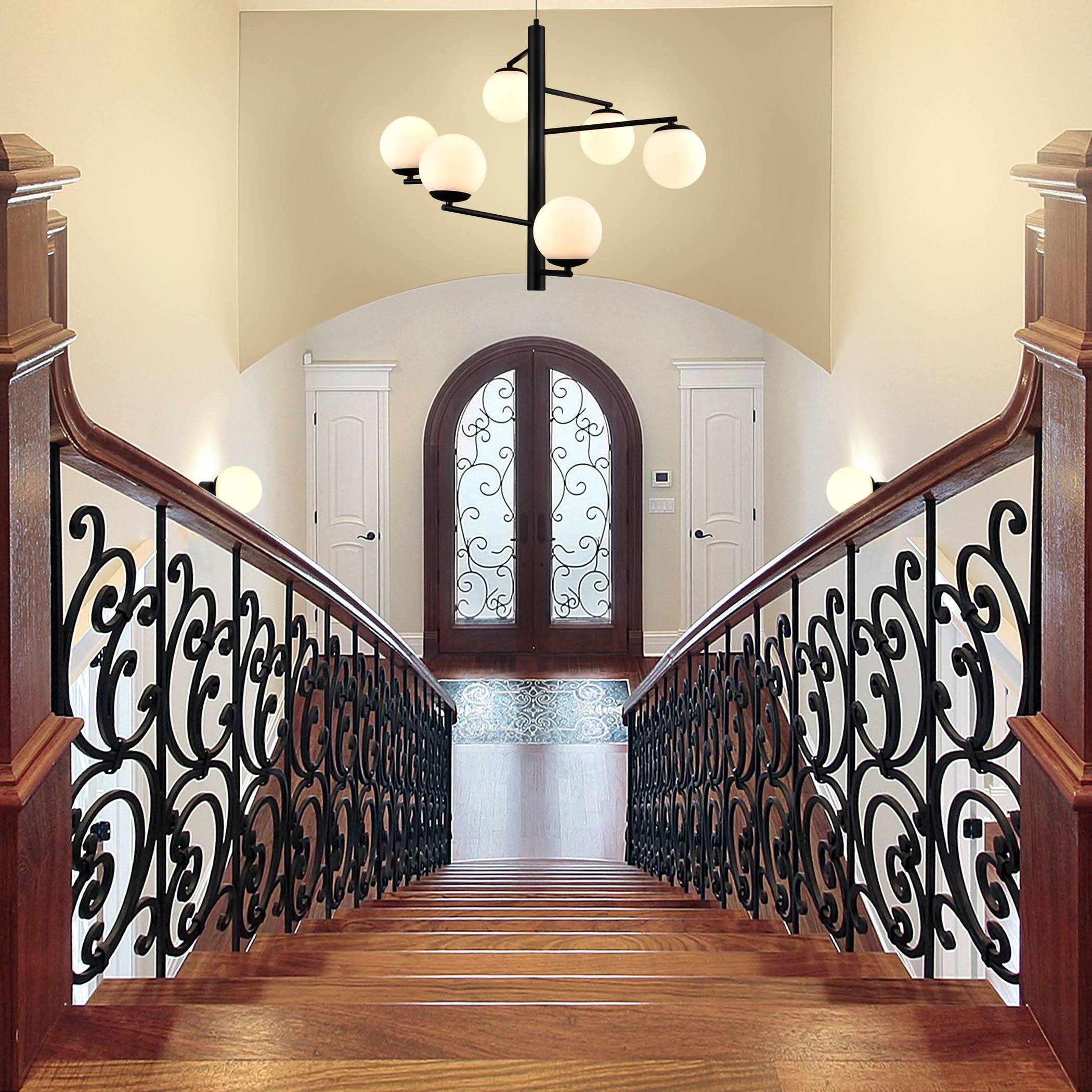 Black 28 inch LED Chandelier Z125432