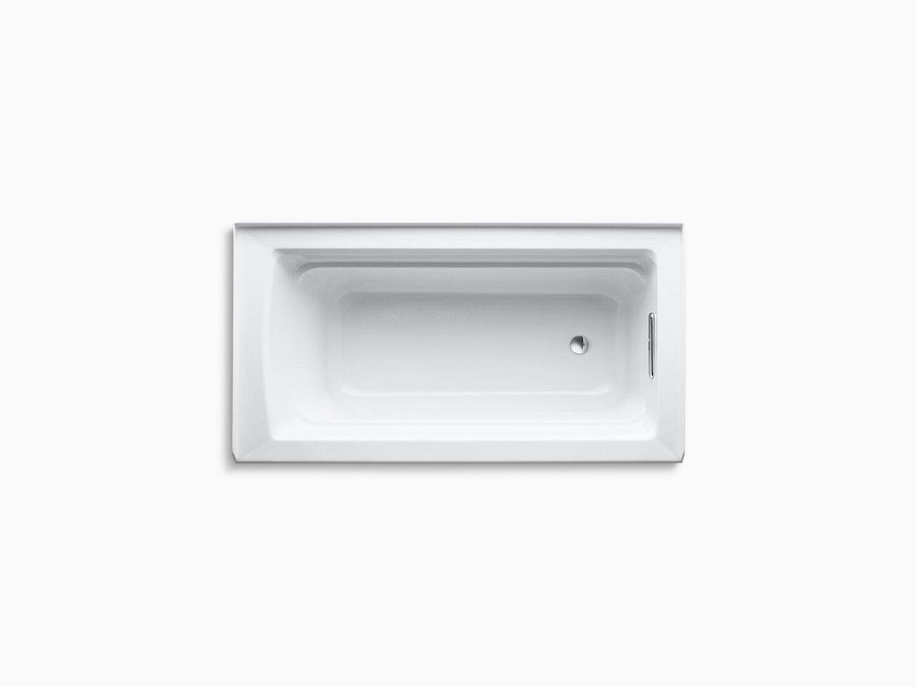 Alcove Bath with Integral Apron and Right-Hand Drain H4112