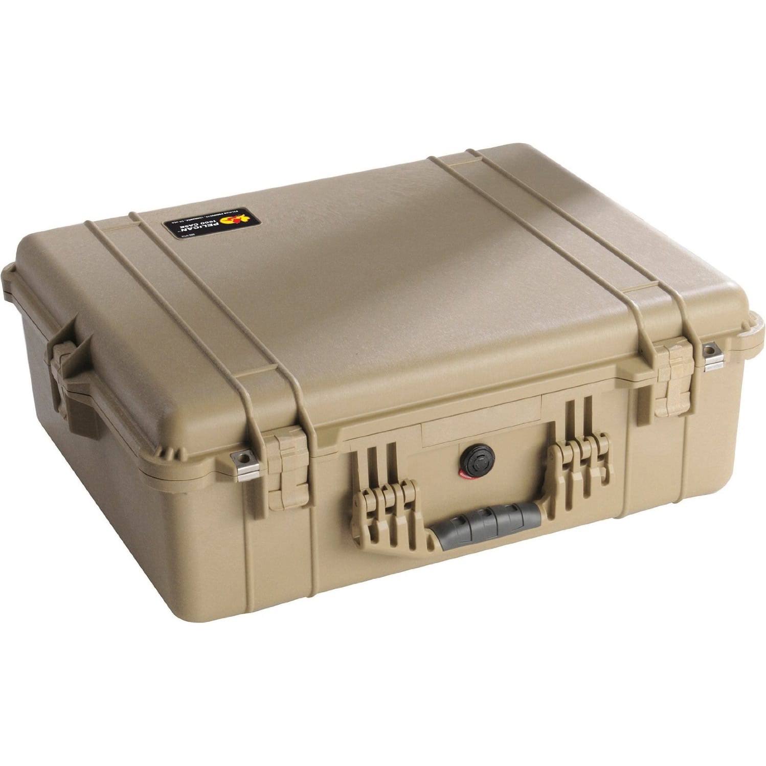 Desert Tan Watertight Hard Case with Foam Insert L689718
