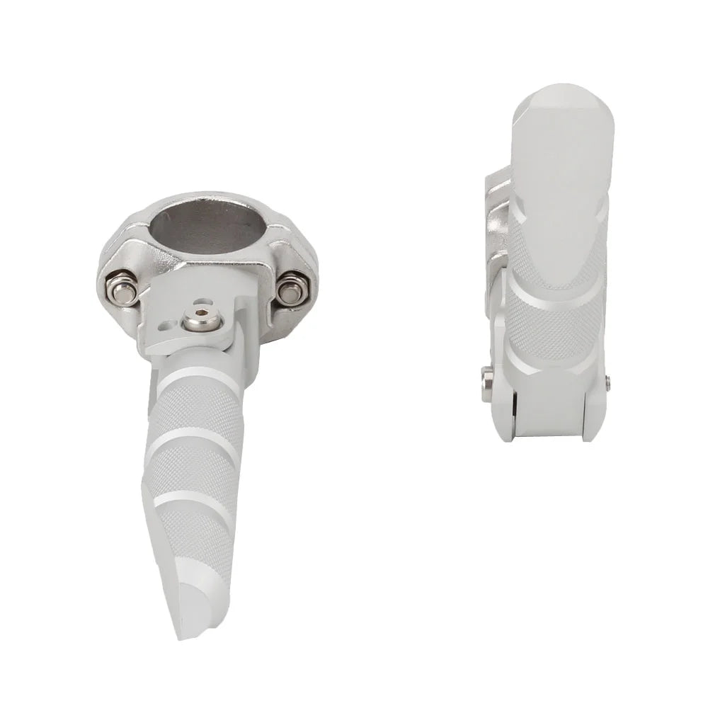 Universal Motorcycle 360 Rotatable Highway Crash Bar Foot Pegs X2585
