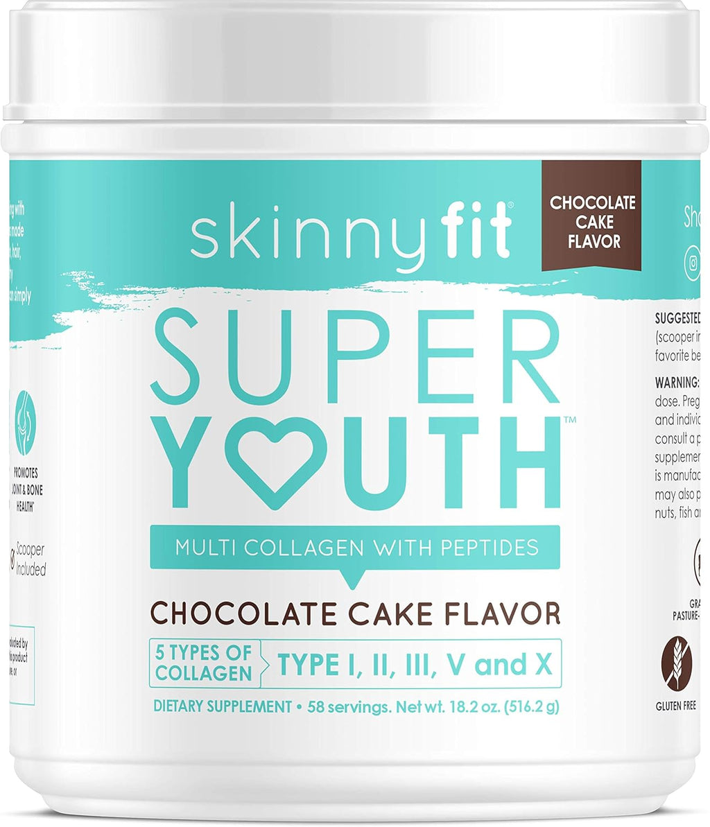 Multi-Collagen Peptide Powder Chocolate Cake Flavor, 58 Servings B616786