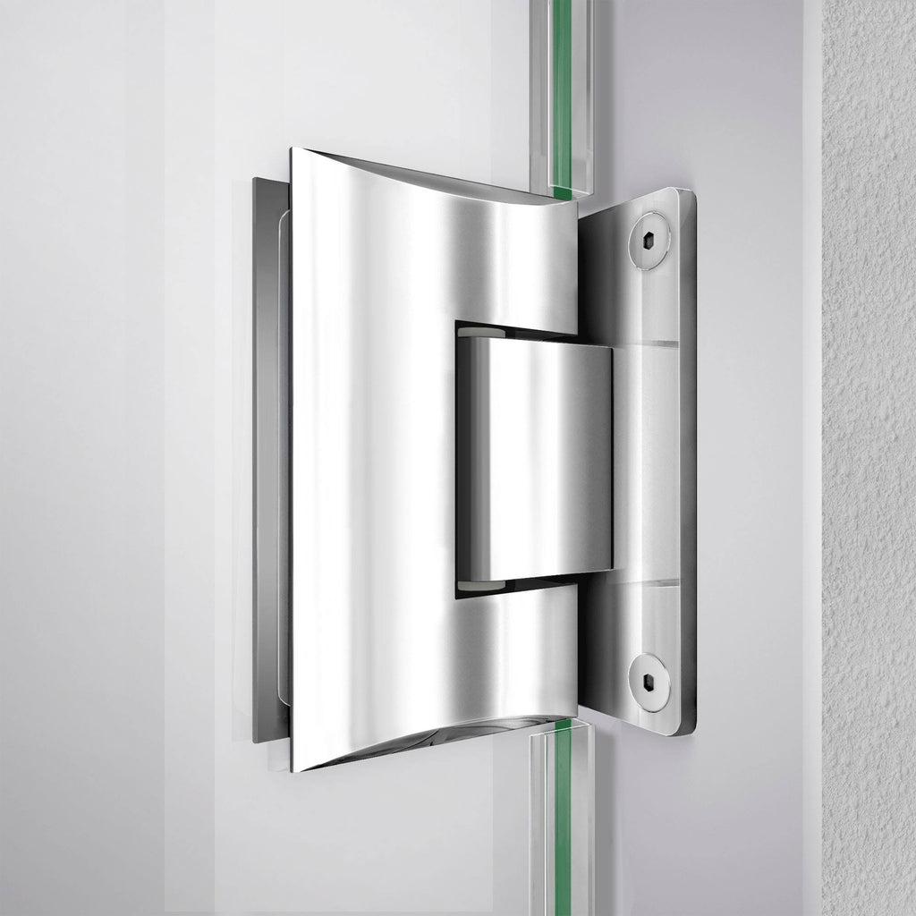 Chrome Frameless Hinged Shower Door A2175