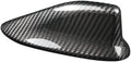 Black Carbon Fiber Car Antenna Cover Pack of 2 I8449