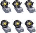 6-Pack 3 Inch 3000K LED Gimbal Downlight 8W 120V Dimmable 830Lm Brushed Nickel C161861