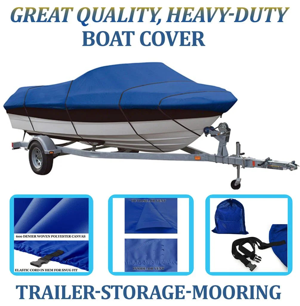 Blue Boat Cover for Mariah Shabah 211 212 Bowrider I/O W331