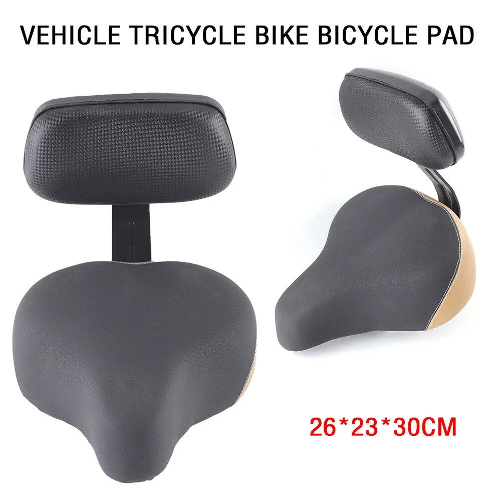 Wide Bicycle Saddle with Back H231316