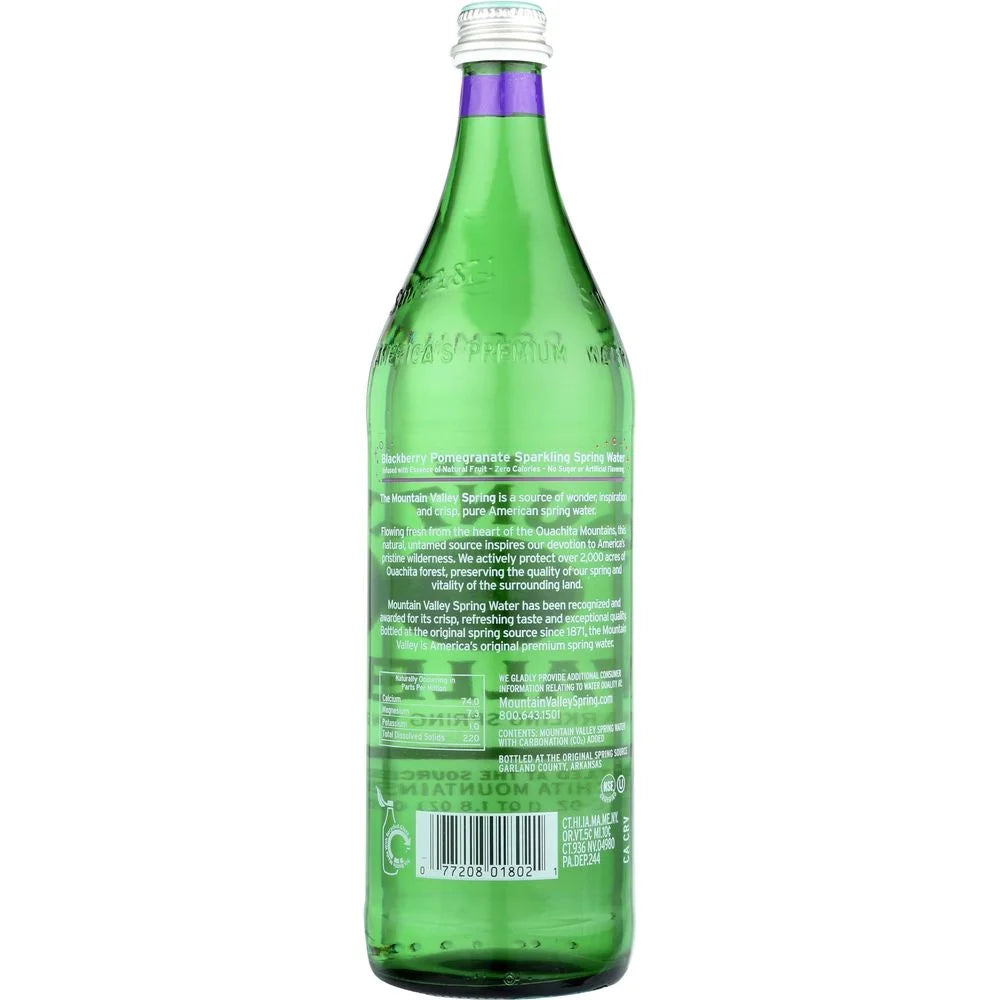 Blackberry Pomegranate Sparkling Water, 1 Liter, 12 per Case Z2327