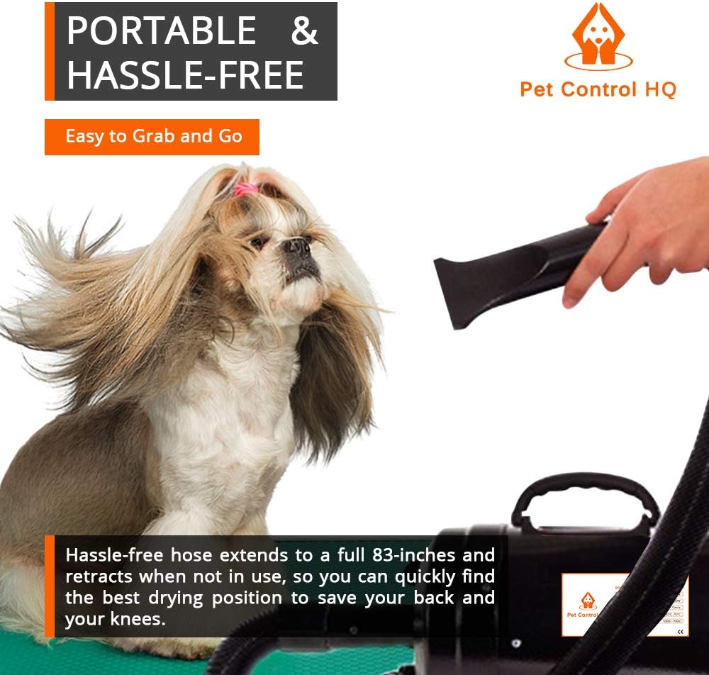 Dog Blow Dryer 4.5HP 2800W High Velocity 2 Motor B3703