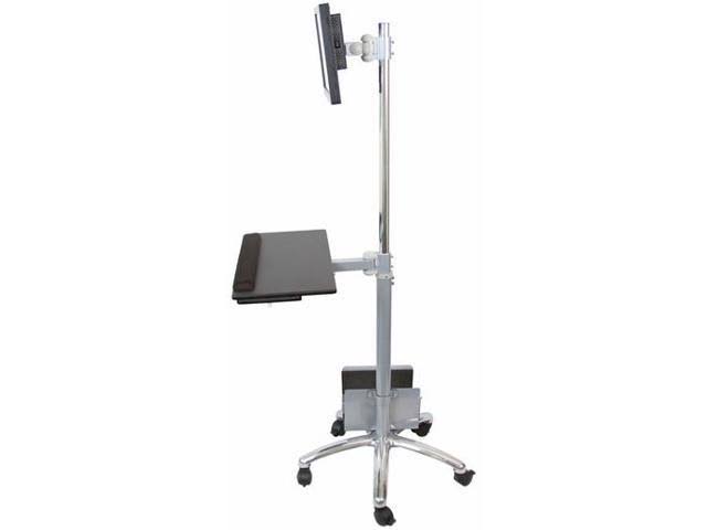 Mobile Computer Cart on Wheels M2383