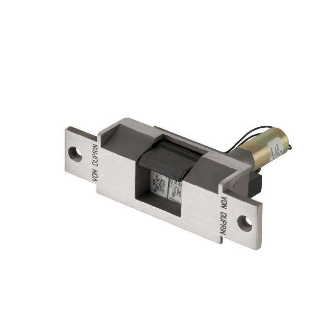 Fail Secure 24V DC Electric Strike Satin Stainless Steel Finish D7411
